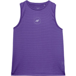 4F Παιδικό T-Shirt Αμάνικο Μωβ JWSS-24TFTSF695-50S
