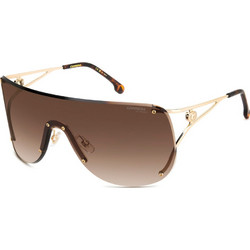 Carrera CA3006S 06JHA Γυναικεία Γυαλιά Ηλίου Μάσκα Μεταλλικά Χρυσά με Καφέ Polarized Φακό