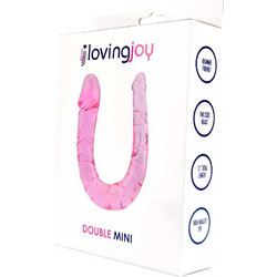 Loving Joy Mini Διπλό Dildo 28cm Τιρκουάζ