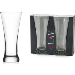 LAV Ποτήρια Μπύρας Γυάλινα Sorgun 380ml 2τμχ 77680520