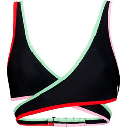 Puma Contour Plunge Αθλητικό Γυναικείο Μαγιό Bikini Top Μαύρο 701226201-003