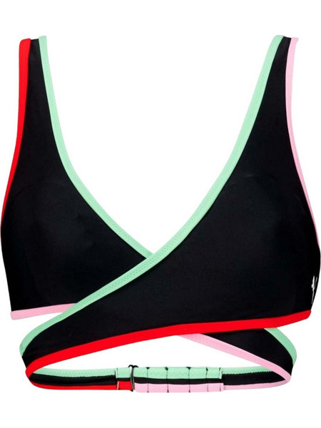 Puma Contour Plunge Αθλητικό Γυναικείο Μαγιό Bikini Top Μαύρο 701226201-003