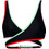 Puma Contour Plunge Αθλητικό Γυναικείο Μαγιό Bikini Top Μαύρο 701226201-003