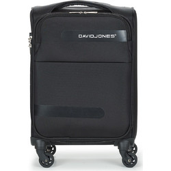 David Jones BA-5049-3 Βαλίτσα Καμπίνας 55x35x20cm με 4 Ρόδες Μαύρη