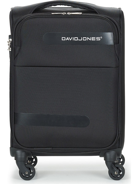 David Jones BA-5049-3 Βαλίτσα Καμπίνας 55x35x20cm με 4 Ρόδες Μαύρη
