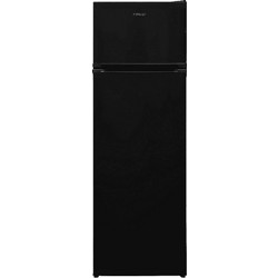 Finlux FXRA 28370 BKE Retro Δίπορτο Ψυγείο 243lt Υ160xΠ54xΒ56cm Μαύρο