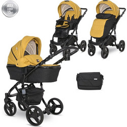 Lorelli Rimini Premium Καρότσι Μωρού 2 σε 1 Lemon Curry