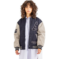 G-Star RAW Γυναικείο Μπουφάν Χειμωνιάτικο Bomber Μακρύ Μπεζ Ανθρακί D23522-D315-001