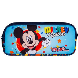 Must Mickey Mouse Κασετίνα Βαρελάκι με 2 Θήκες Πολύχρωμη 564314