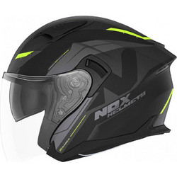NOX N130 Klint Black Yellow Κράνος Μηχανής Jet 1550gr