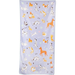 Spokey Kiddy Παιδική Πετσέτα Θαλάσσης Microfiber Λιλά 80x160cm SPK-943518