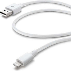 Cellular Line USB-A to Lightning Cable 1m White 8018080175466