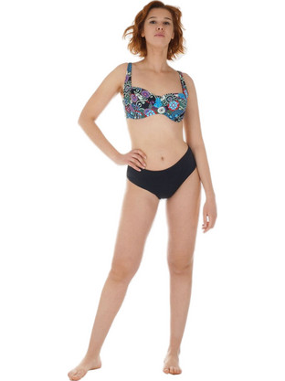 Gsecret Bikini Set Μαύρο Πετρόλ 5073-27148