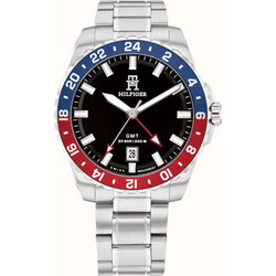 Tommy Hilfiger Ανδρικό Ρολόι με Ασημί Μεταλλικό Μπρασελέ 1792131
