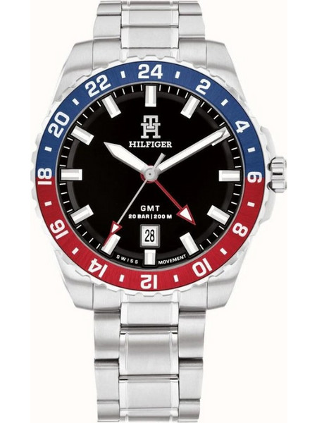 Tommy Hilfiger Ανδρικό Ρολόι με Ασημί Μεταλλικό Μπρασελέ 1792131
