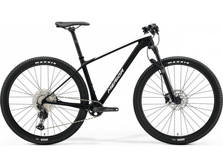 Merida Big Nine 3000 2022 Mountain Bike 29" Carbon με 12 Ταχύτητες και Δισκόφρενα Μαύρο Λευκό