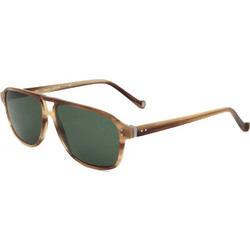Hackett HEB210 187 Ανδρικά Γυαλιά Ηλίου Aviator Κοκάλινα Ταρταρούγα με Πράσινο Φακό