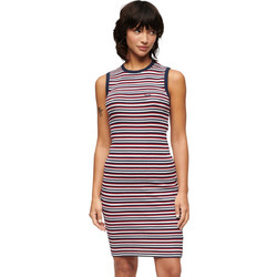 Superdry Mini Καλοκαιρινό Καθημερινό Φόρεμα Ριπ Πολύχρωμο W8011635A-2JL