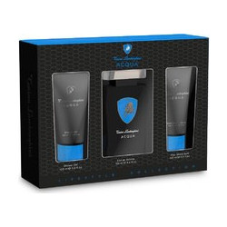 Lamborghini Acqua Eau de Toilette 125ml + Shower Gel 100ml + After Shave Balsam 100ml