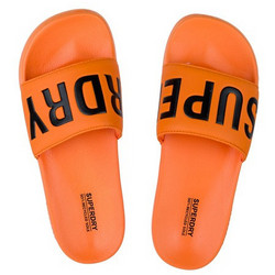 Superdry Core Code Vegan Ανδρικές Παντόφλες Καλοκαιρινές Αντιολισθητικές Κολυμβητηρίου Πορτοκαλί MF310256A-2DJ