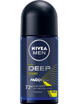 Nivea Deep Sport Ανδρικό Αποσμητικό Roll On 72h 50ml