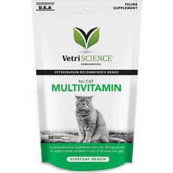 VetriScience Multivitamin Πολυβιταμίνες Γάτας για Ενίσχυση Ανοσοποιητικού 30 Δισκία