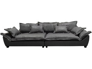 Woodwell Darby Τετραθέσιος Καναπές Ανθρακί 319x110x94cm Ε9413,1