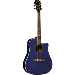 Eko Guitars NXT D100CE See Through Blue