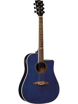 Eko Guitars NXT D100CE See Through Blue
