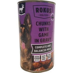 Rokus Chunks with Game in Gravy 1250gr