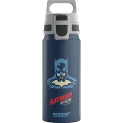 Sigg Batman Into Action 6 Παιδικό Παγούρι Θερμός Ανοξείδωτο Navy Μπλε 600ml