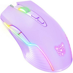 Onikuma CW905 Ενσύρματο Gaming Ποντίκι RGB 6400 DPI Purple