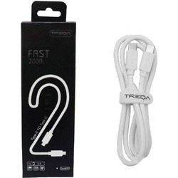 Treqa CA-8075 USB-C to USB-C 2m White