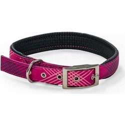 Glee Pink Rhombus Κολάρο Σκύλου Φούξια 2.5x61cm