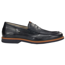Fluchos Ανδρικά Μοκασίνια Loafers Δερμάτινα Navy Μπλε F1747