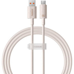 Baseus Habitat Series USB-A to USB-C 100W 1m Pink P10360203421-00