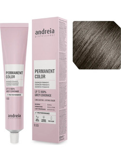 Andreia Permanent Color 5.02 Ανοιχτό Καστανό Φυσικό Βιολετί Μόνιμη Βαφή Μαλλιών 100ml