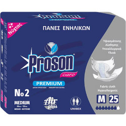 Proson Care Premium Medium Πάνες Ακράτειας 7 Σταγόνες 25τμχ