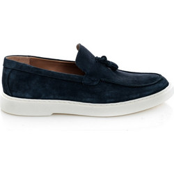 Damiani Ανδρικά Μοκασίνια Loafers Καστόρινα Navy Μπλε 3300