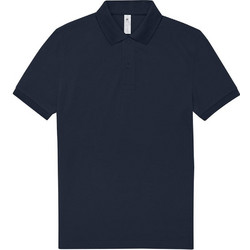 B&C Collection Ανδρική Μπλούζα Polo Κοντομάνικη Navy Μπλε PU426