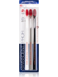 Swissdent Profi Colours Soft Oδοντόβουρτσα Λευκή Γκρι Μαύρη