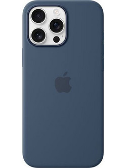 Apple Silicone MagSafe Back Cover Denim (iPhone 16 Pro Max)