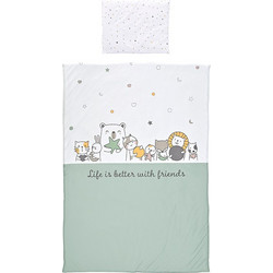Lorelli Happy Friends Σετ Κούνιας Mint Green 2τμχ