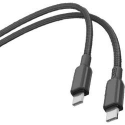XO NB-Q250B Braided USB-C to USB-C 60W 1m Black 6920680844654