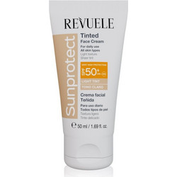 Revuele Sunprotect Light Tint Αντηλιακή Κρέμα Προσώπου με Χρώμα SPF50+ 50ml