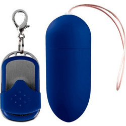 Shots Vibrating Egg Large Δονητής Egg για Ζευγάρια με Τηλεχειριστήριο Μπλε