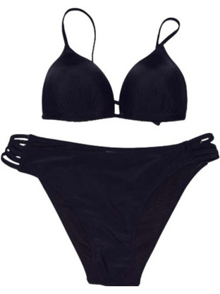 Sandra Fellini Bikini Set Τριγωνάκι Μαύρο AS5500D