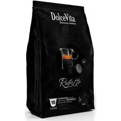 Dolce Vita Κάψουλες Espresso Ristretto Συμβατές με Μηχανή Nespresso 100τμχ
