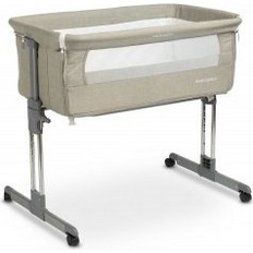 Caretero Sleep2gether Λίκνο με Στρώμα & Πλαϊνό Άνοιγμα Γκρι