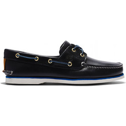 Timberland Classic Boat 2 Eye Ανδρικά Μοκασίνια Boat Shoes Δερμάτινα Navy Μπλε TB0A5QU8019